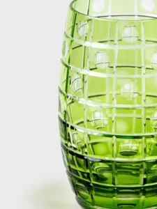 Long Glass Jacaranda Green
